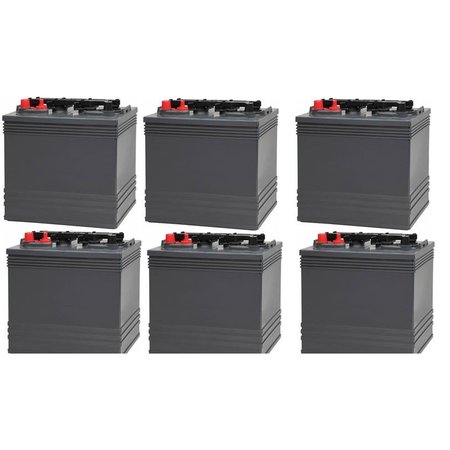 ILC Replacement For Cushman 8V Hauler Pro X Utility 72V Electric Golf Cart Battery , 6Pk, WwW19A7 WW-W19A-7